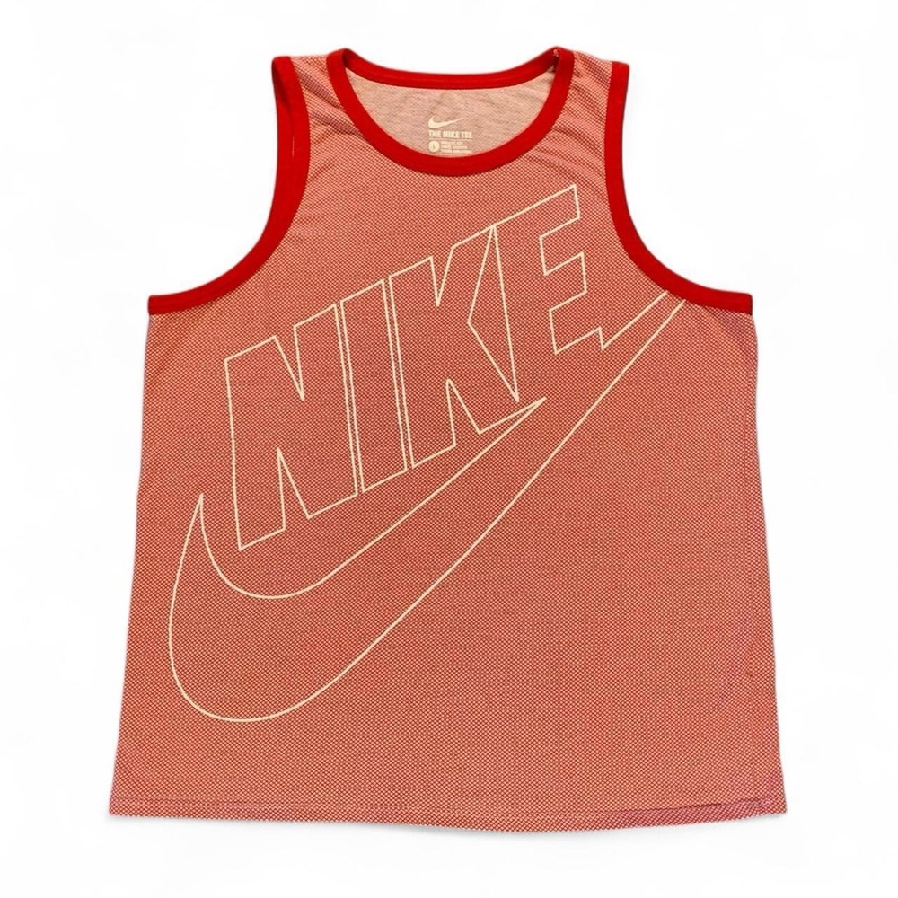 Nike The Tee Tank Red w/white Logo